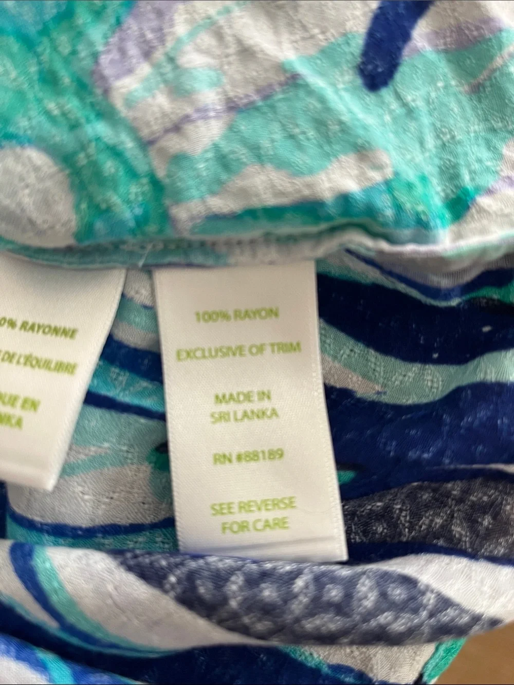 Lilly Pulitzer Aqua, Teal & Navy Floral Peasant Blouse